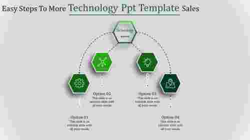technology ppt template-Easy Steps To More Technology Ppt Template Sales-4-Green